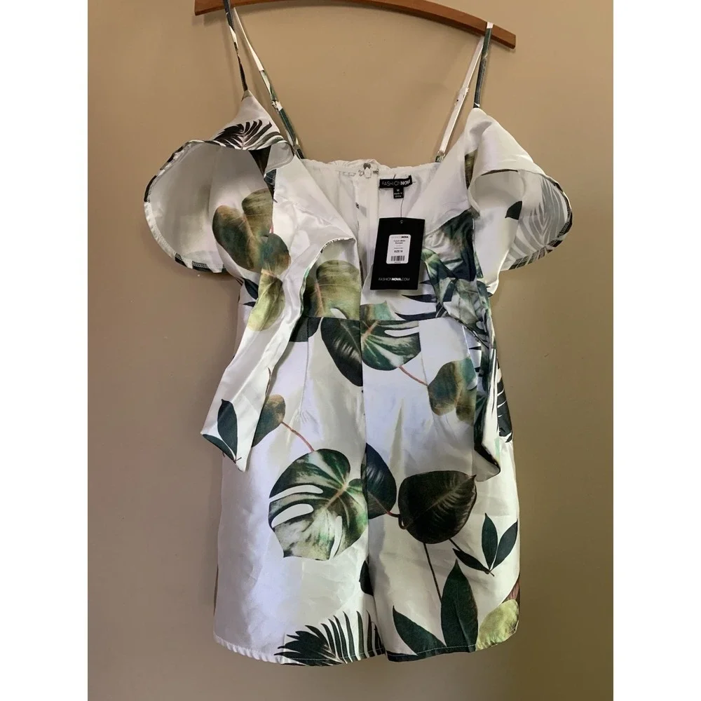 fashion nova Women's Tulum Babe‎ Romper womens size M NWT